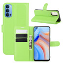 Oppo Reno4 5G      Pu Wallet Case    [Green]
