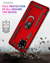 Samsung Galaxy A42      Military Armour Case    Red