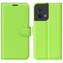 Oppo Reno8 5G      Pu Wallet Case    [Green]