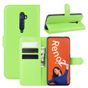 Oppo Reno2      Pu Wallet Case    [Green]