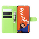 Oppo Reno2      Pu Wallet Case    [Green]