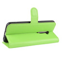 Oppo Reno2      Pu Wallet Case    [Green]