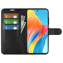 Oppo A98 5G      Pu Wallet Case    [Black]