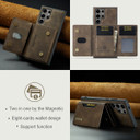 Samsung Galaxy S24Ultra      Magnetic Wallet    Coffee