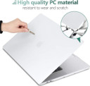 Apple MacBook Pro 13" (M2, 2022) A2338   Matte Hard Case    TranslucentWhite