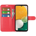 Galaxy A14      Pu Wallet Case    [Red]