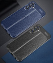 Samsung Galaxy A25 5G      Leather Texture Case    Navy