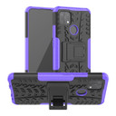 OPPO A15 Heavy Duty Case Purple