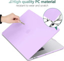 Apple MacBook Pro 13" (M2, 2022) A2338   Matte Hard Case    Purple