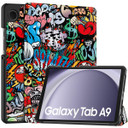 Samsung Galaxy Tab A9 X115    Designer Tri-Fold Case      Graffiti