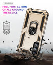 Samsung Galaxy A15      Military Armour Ring Case    Gold