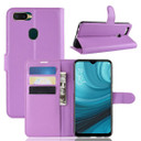 Oppo Ax7      Pu Wallet Case    [Purple]