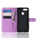 Oppo Ax7      Pu Wallet Case    [Purple]