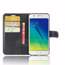 Oppo A39/A57      Pu Wallet Case    [Black]