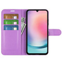 Galaxy A25 5G      Pu Wallet Case    [Purple]