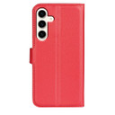 Galaxy S24+      Pu Wallet Case    [Red]