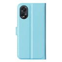 Oppo A18      Pu Wallet Case    [Lightblue]