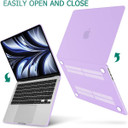 Apple MacBook Air 13" (M3, 2024) A3113   Matte Hard Case    Purple