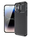 Apple iPhone 15 Pro Max Carbon Fibre Case Black