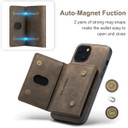 Apple iPhone 15 Plus Magnetic Wallet Coffee