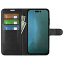 Iphone 14 Pro Max      Pu Wallet Case    [Black]