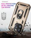 Apple iPhone 14 Pro Max Military Armour Ring Case Gold