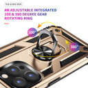 Apple iPhone 14 Pro Max Military Armour Ring Case Gold