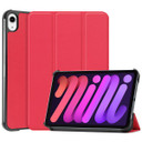 Apple iPad Mini 8.3" 2021 (6th Gen)    Tri-Fold PU Case    Red