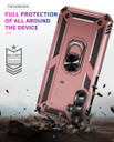 Samsung Galaxy A25 5G      Military Armour Ring Case    RoseGold