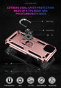 Apple iPhone 14 Military Armour Ring Case RoseGold