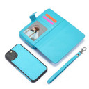 Apple iPhone 13 Pro Max Zipper Wallet Case LightBlue