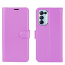 Oppo Find X3 Lite      Pu Wallet Case    [Purple]