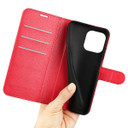 Iphone 15 Pro Max      Pu Wallet Case    [Red]