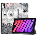 Apple iPad Mini 8.3" 2021 (6th Gen)    Designer Tri-Fold Case    EiffelTower