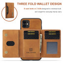 Apple iPhone 8 Magnetic Wallet Brown