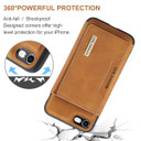 Apple iPhone 7 Magnetic Wallet Brown