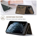 Apple iPhone 11 Pro Max Magnetic Wallet Coffee