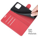 Iphone 13 Pro Max      Pu Wallet Case    [Red]