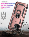 Apple iPhone 13 Pro Max Military Armour Case RoseGold