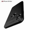Apple iPhone XS Max Leather Texture Case Black