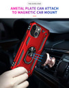 Apple iPhone 13 Mini Military Armour Case Red