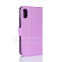 Iphone X/Xs      Pu Wallet Case    [Purple]