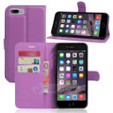 Iphone 7Plus/8Plus      Pu Wallet Case    [Purple]