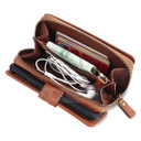 Apple iPhone XS Max Deluxe Zipper Case Brown