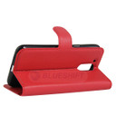 Moto G4/G4Plus      Pu Wallet Case    [Red]