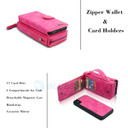 Apple iPhone X/XS Deluxe Zipper Case Rose