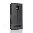 Moto Z2 Play      Pu Wallet Case    [Black]
