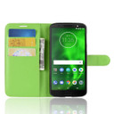 Moto G6      Pu Wallet Case    [Green]