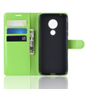 Moto G7 Power      Pu Wallet Case    [Green]