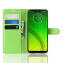 Moto G7 Power      Pu Wallet Case    [Green]